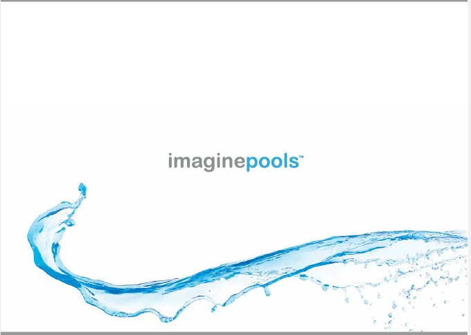 Imagine Pools Catalog Cover